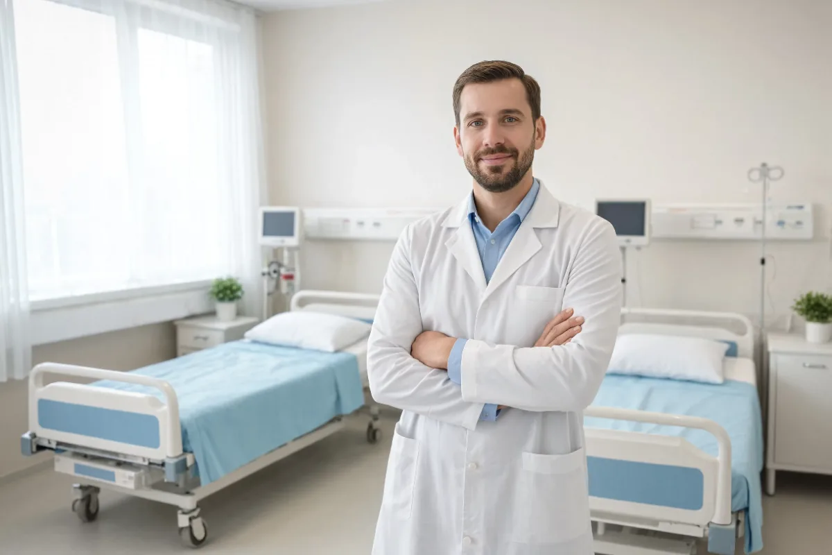 Медицинский персонал в клинике